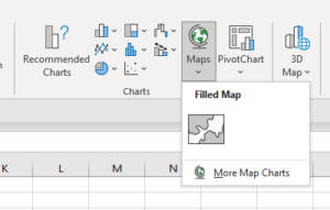 Excel can do research example 4: Filled Map