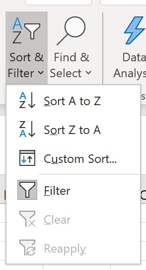 Filters: Excel's Easy Button