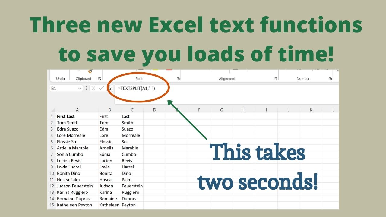 Three new Excel text functions to save you loads of time! – Rockstar Excel