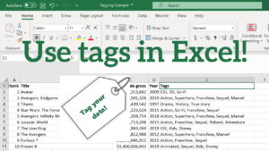 Tags in Excel: How to Implement Them in Seconds – Rockstar Excel